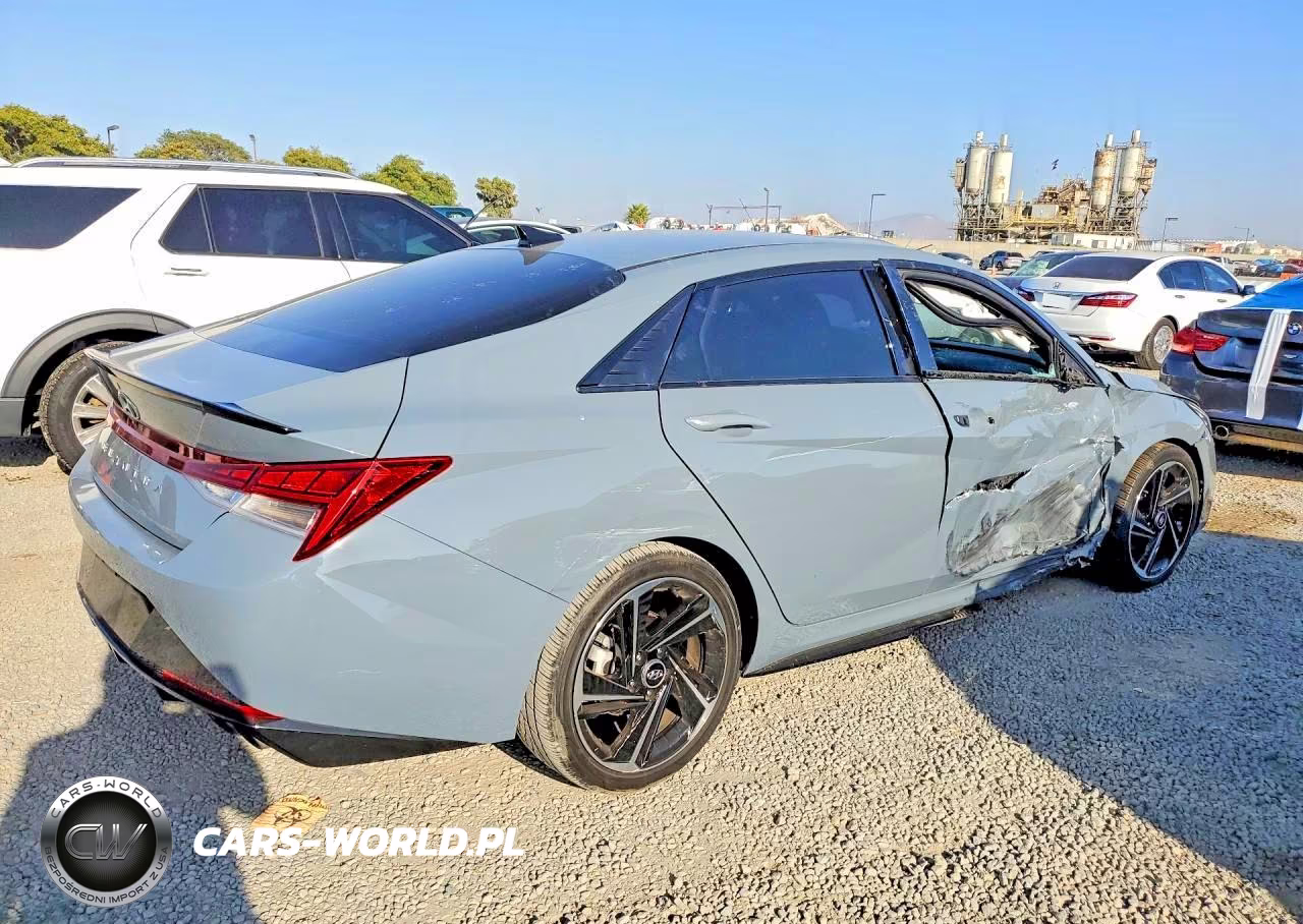 2023 Hyundai Elantra N Line VIN:KMHLR4AF6PU443765 - 3