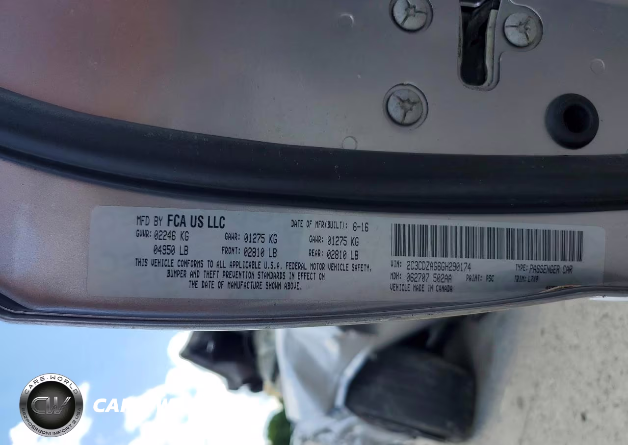 2016 Dodge Challenger Sxt VIN:2C3CDZAG6GH290174 - 12