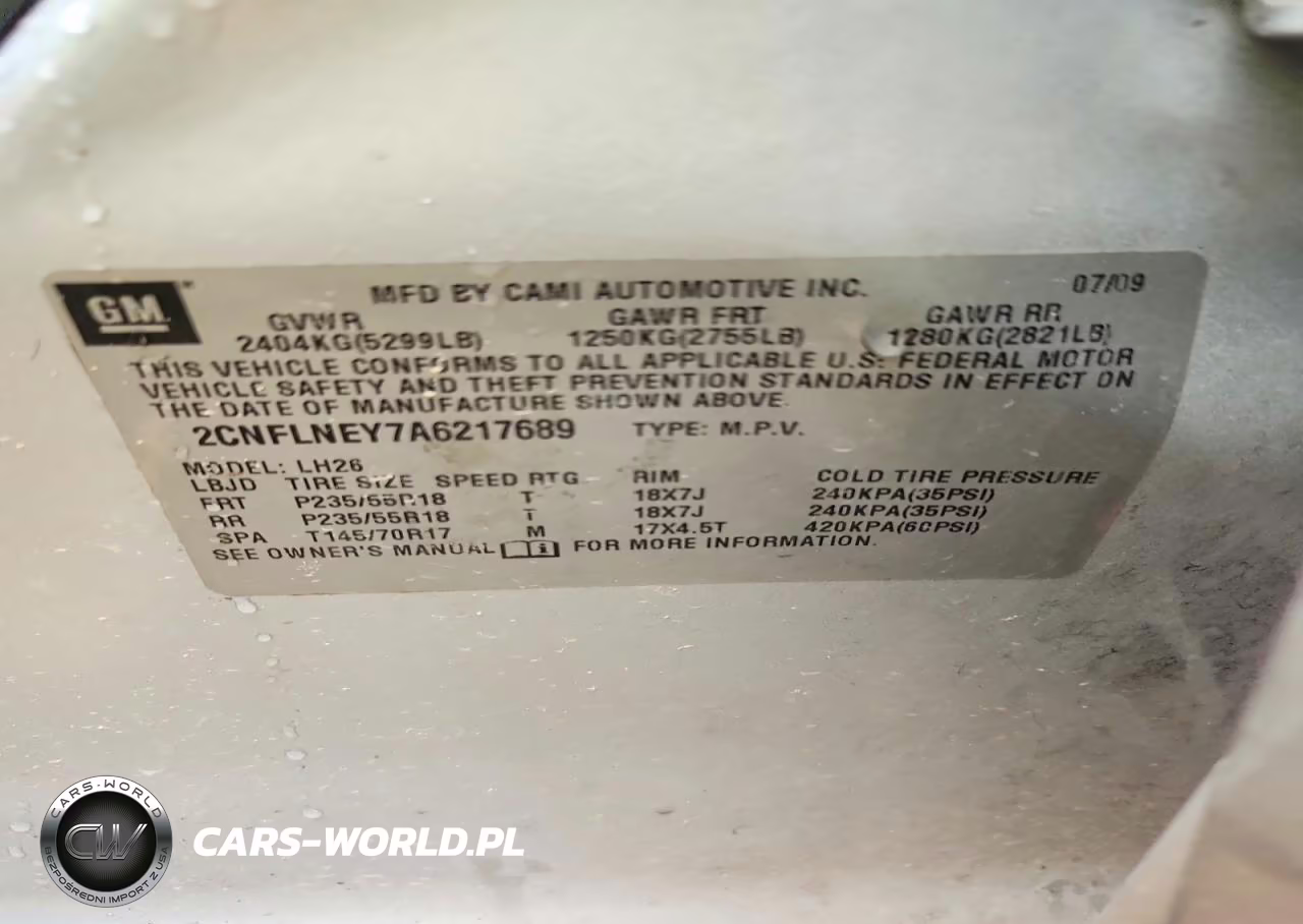 2010 Chevrolet Equinox Lt VIN:2CNFLNEY7A6217689 - 13