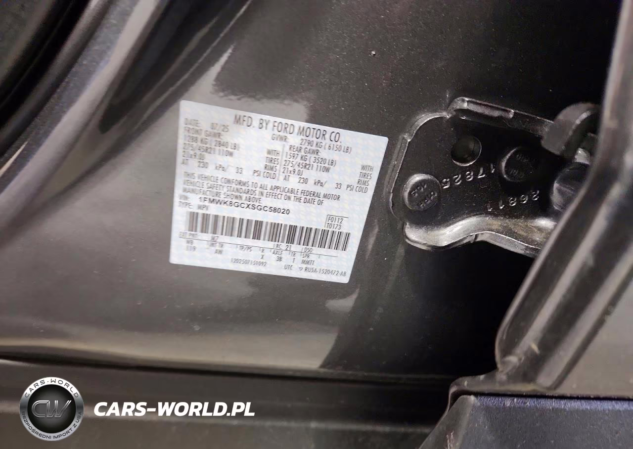 2025 Ford Explorer St VIN:1FMWK8GCXSGC58020 - 13