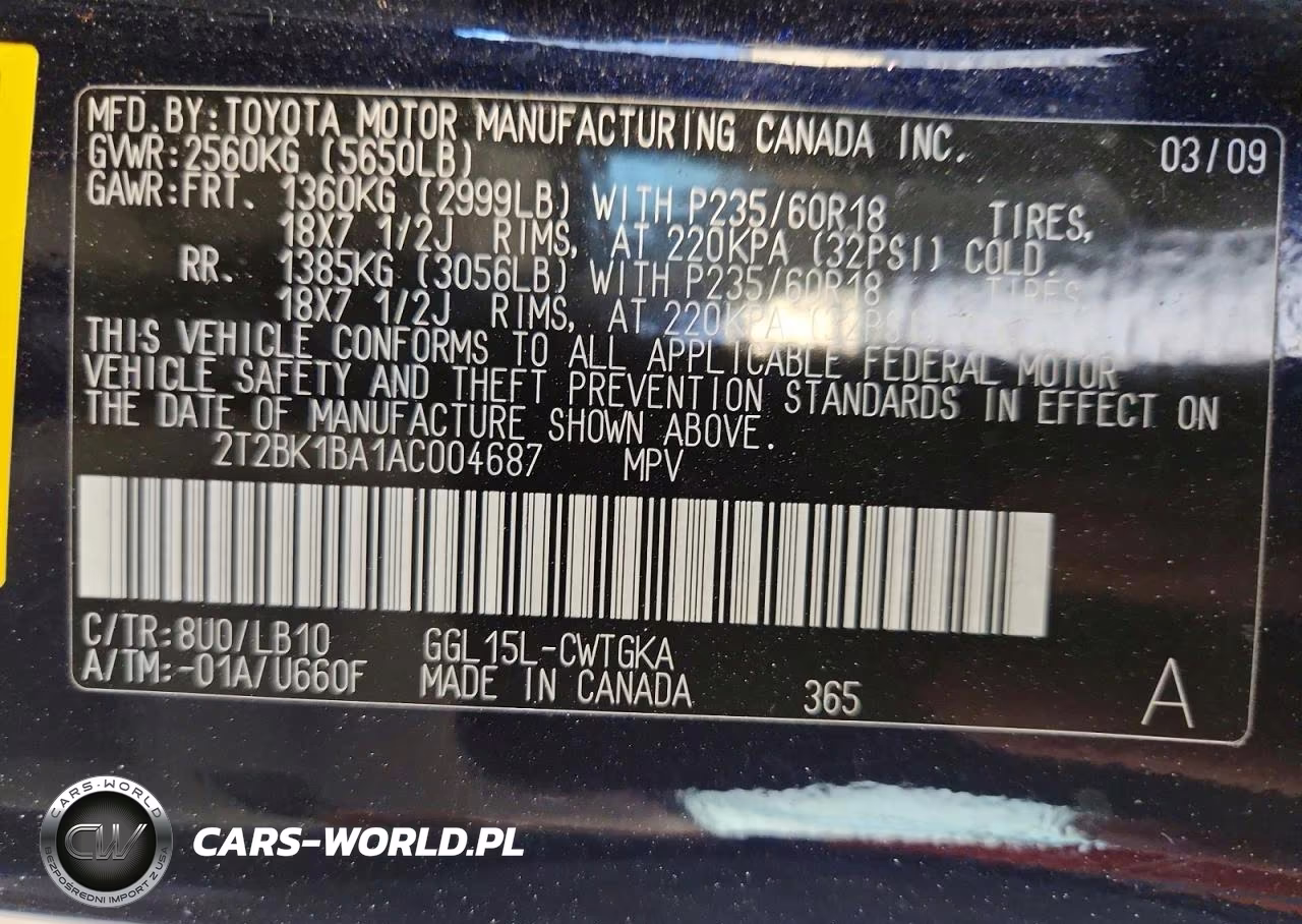 2010 Lexus Rx 350 VIN:2T2BK1BA1AC004687 - 12