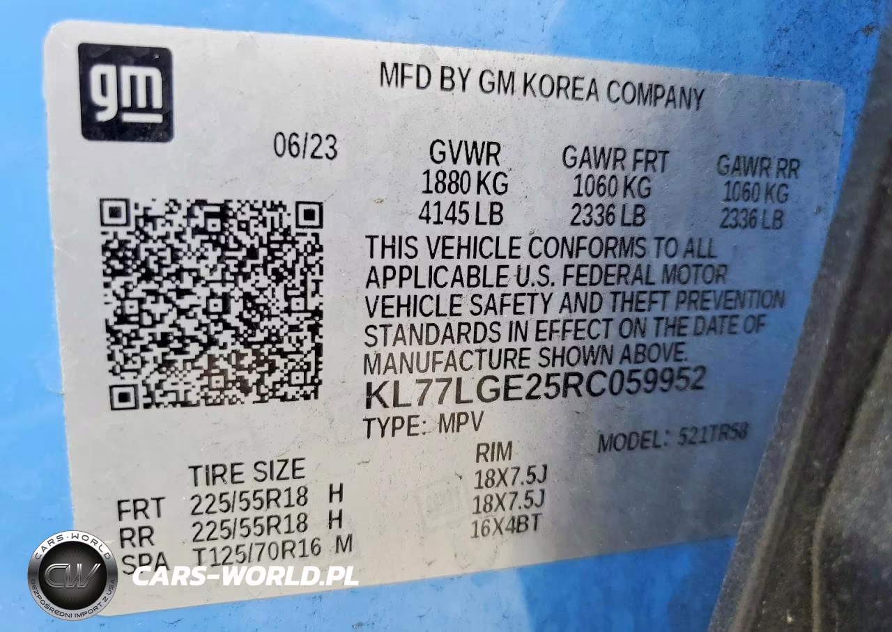 2024 Chevrolet Trax 1Rs VIN:KL77LGE25RC059952 - 13