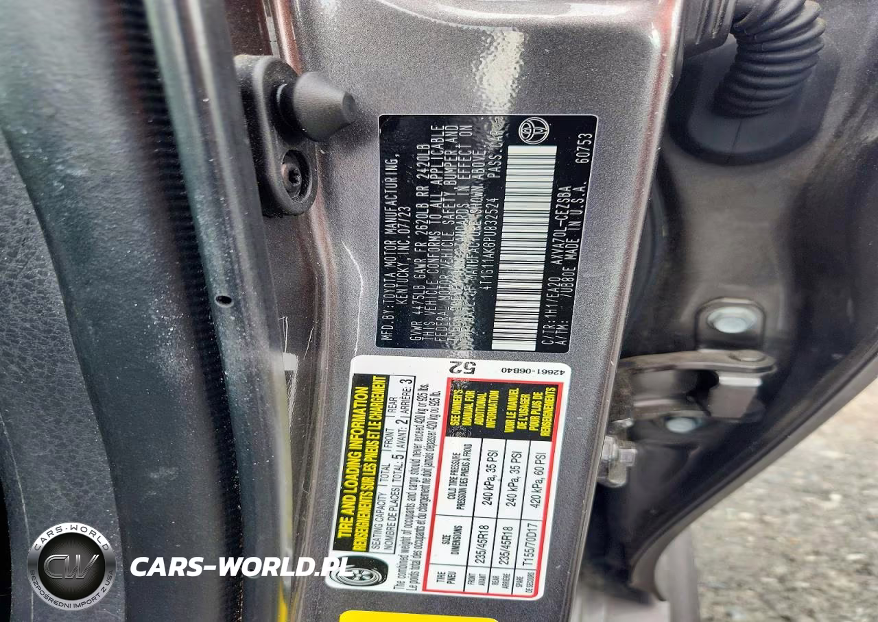 2023 Toyota Camry Se VIN:4T1G11AK6PU832524 - 12