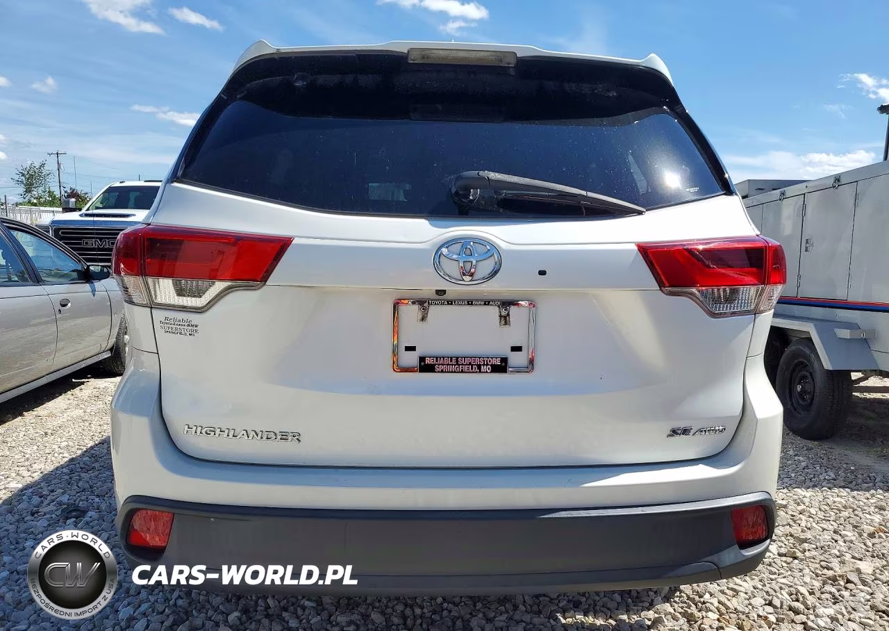 2017 Toyota Highlander Se VIN:5TDJZRFH3HS478983 - 6