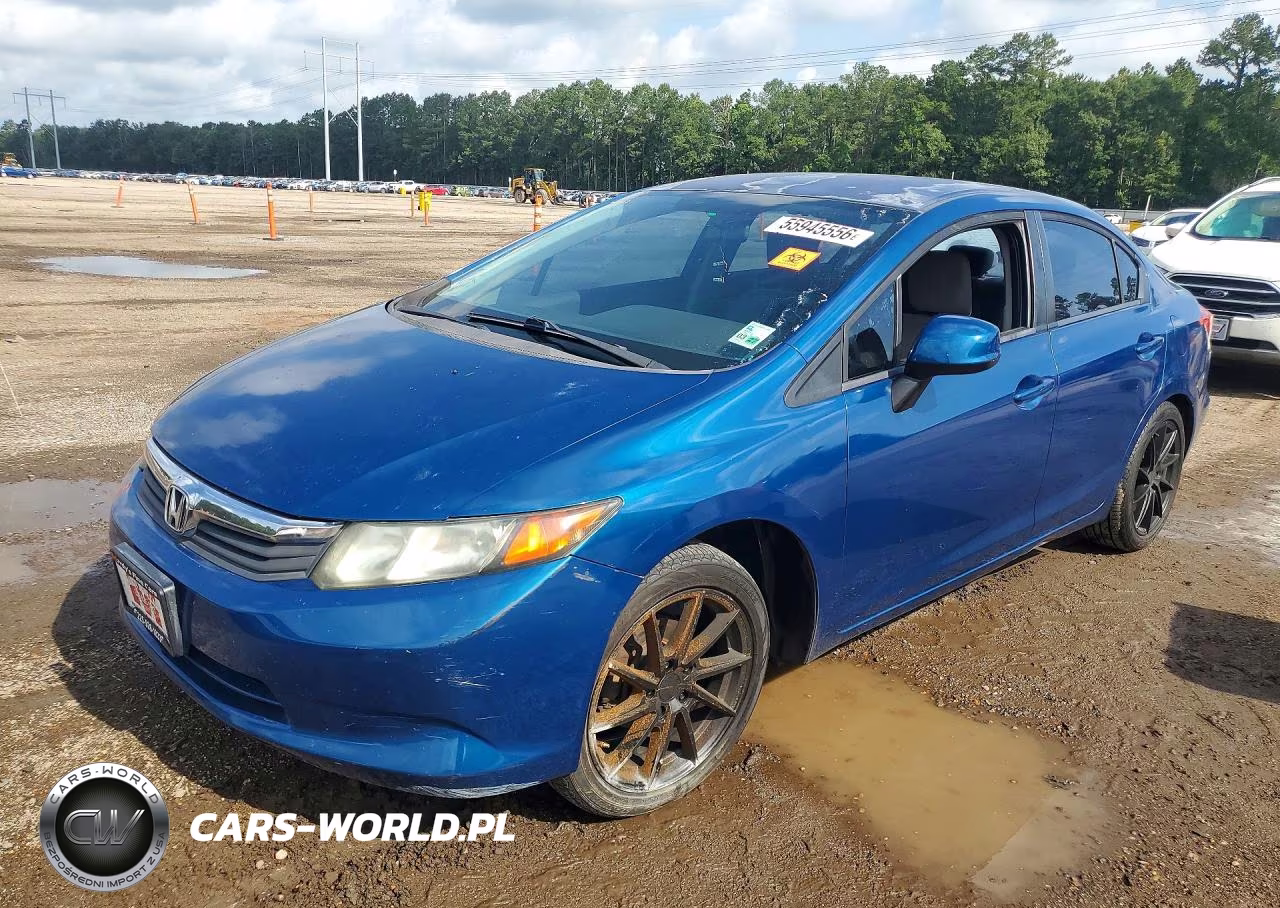 2012 Honda Civic Lx VIN:2HGFB2F56CH554194 - 1