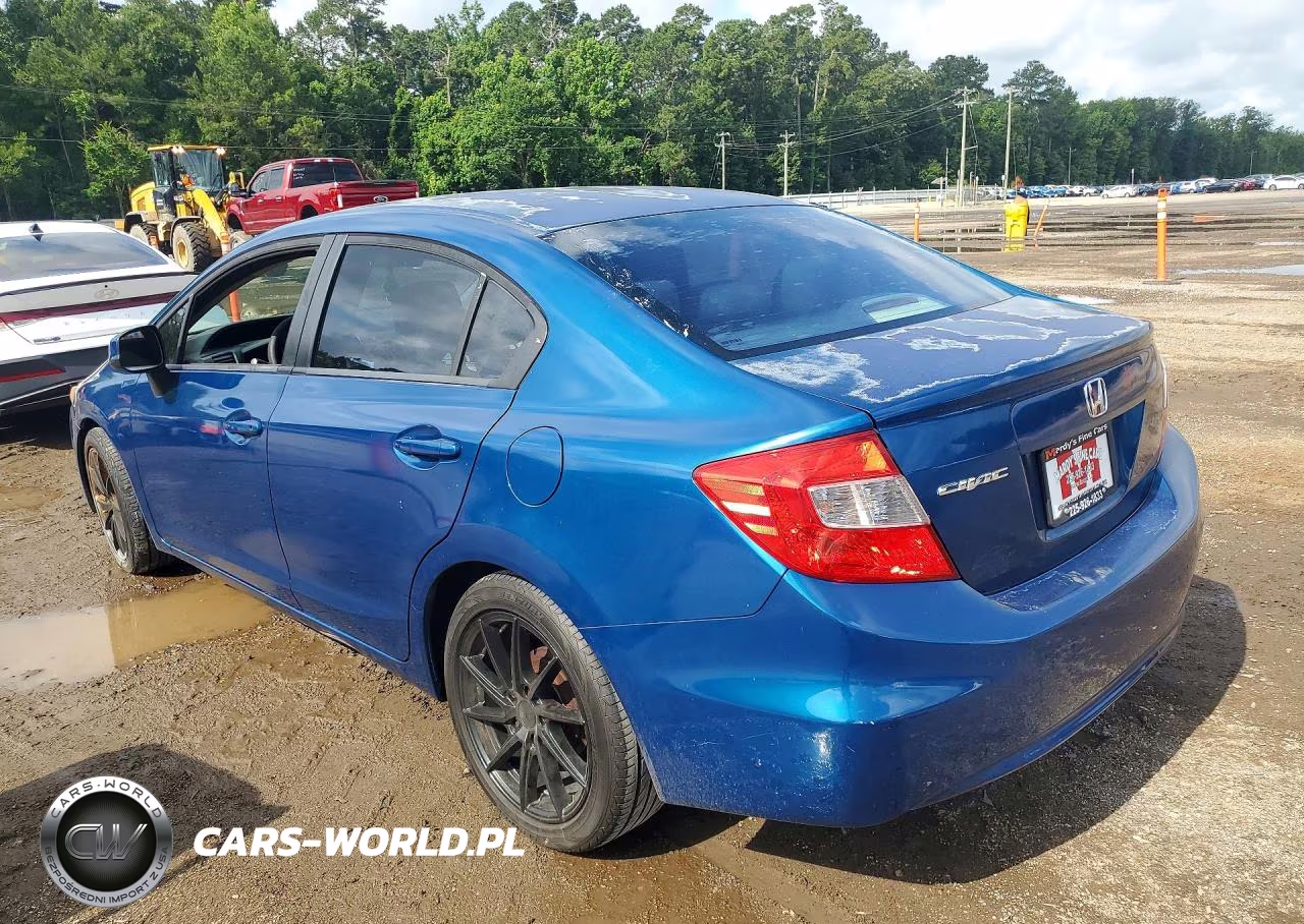 2012 Honda Civic Lx VIN:2HGFB2F56CH554194 - 2