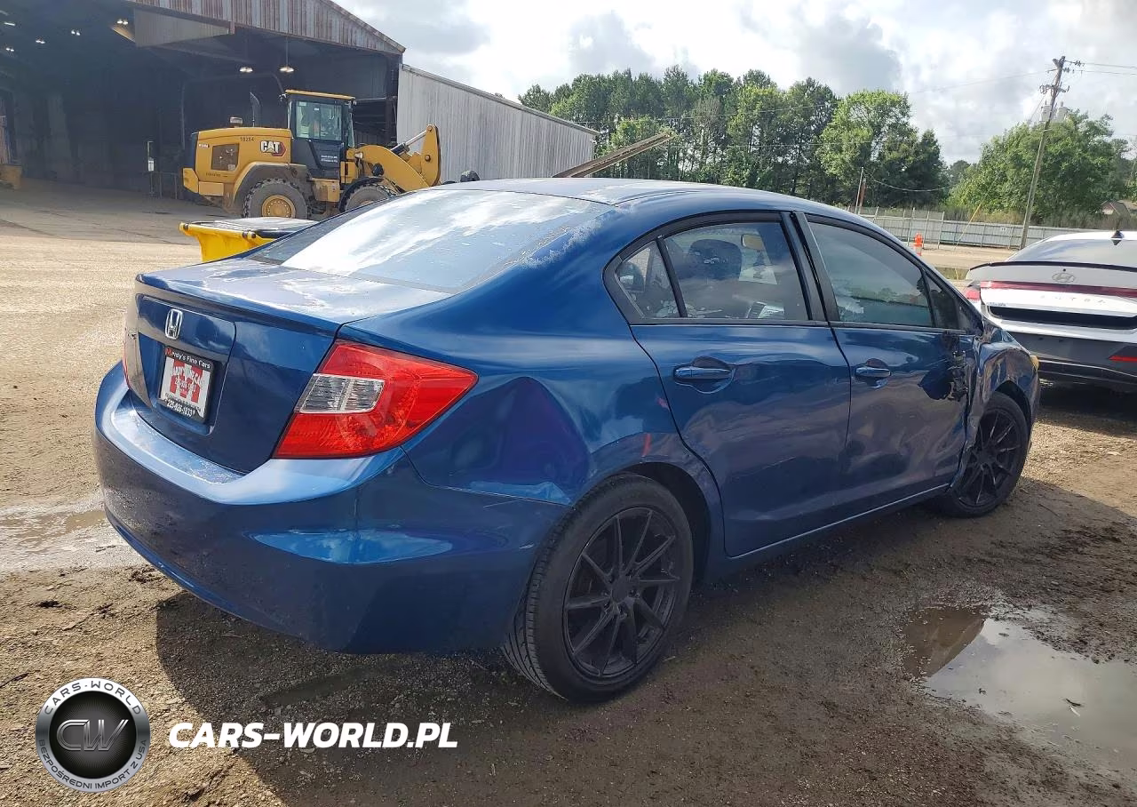 2012 Honda Civic Lx VIN:2HGFB2F56CH554194 - 3