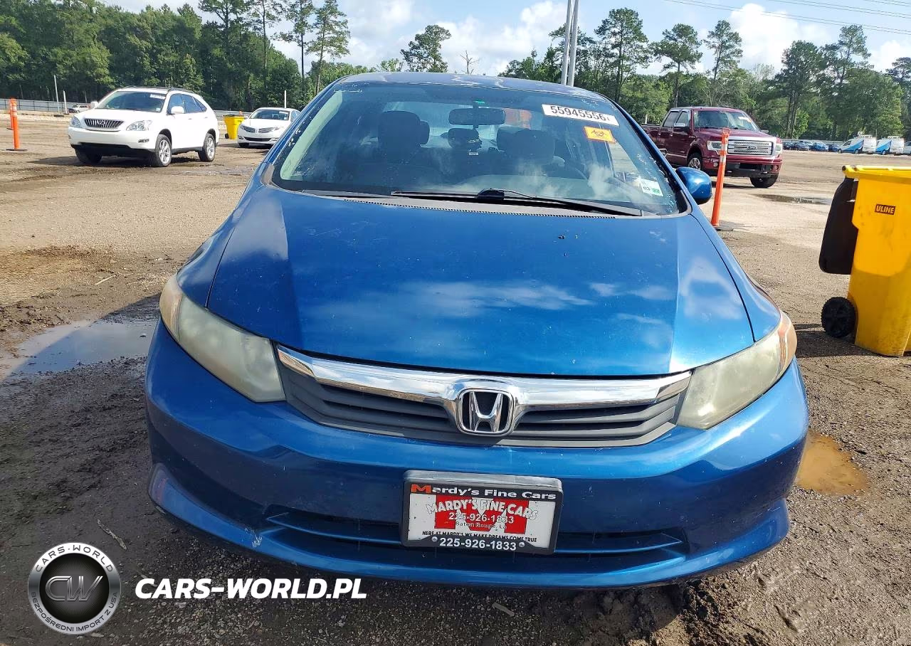 2012 Honda Civic Lx VIN:2HGFB2F56CH554194 - 5