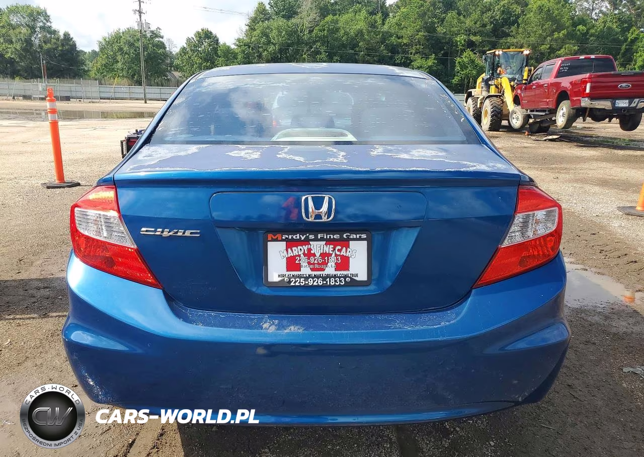 2012 Honda Civic Lx VIN:2HGFB2F56CH554194 - 6