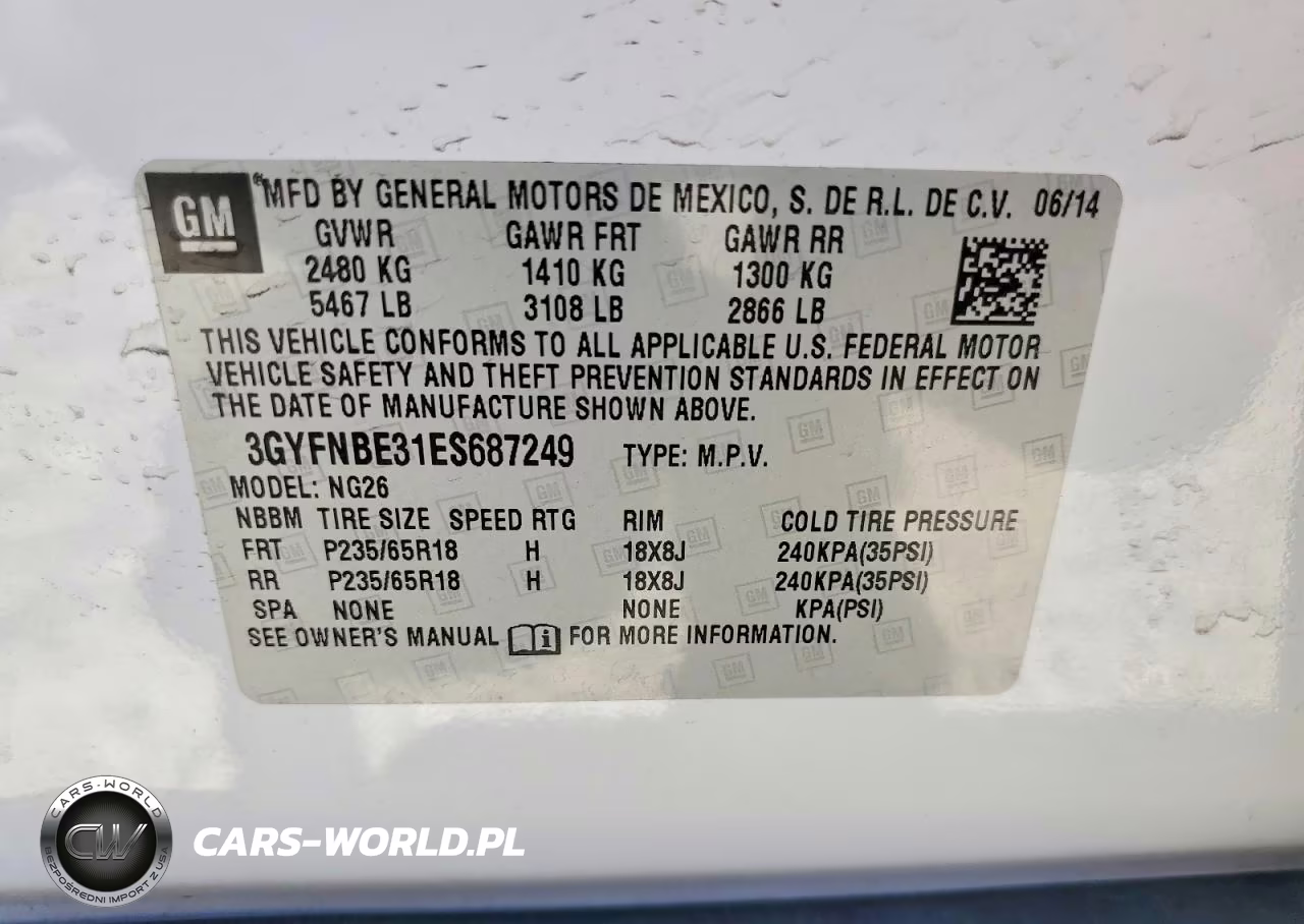 2014 Cadillac Srx Luxury Collection VIN:3GYFNBE31ES687249 - 13