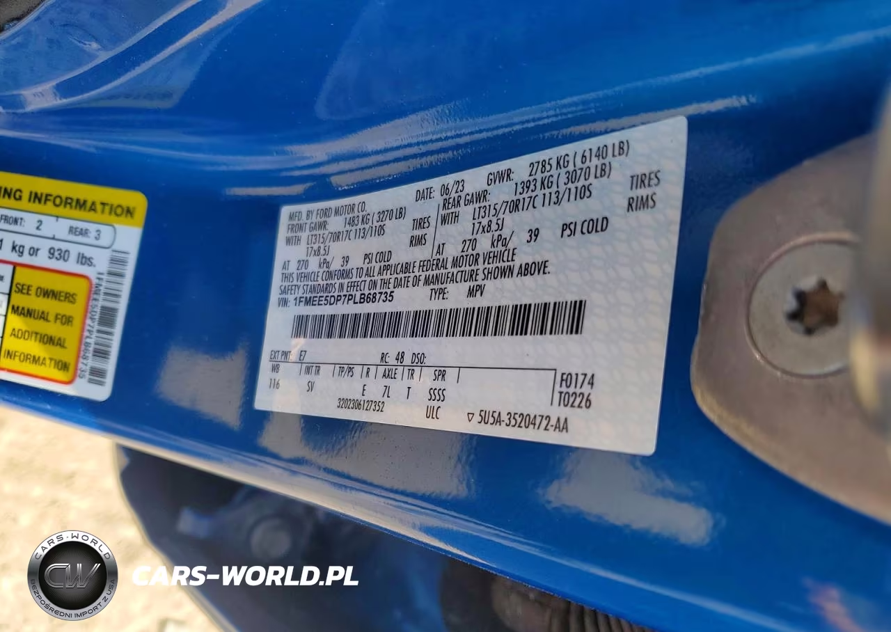 2023 Ford Bronco Base VIN:1FMEE5DP7PLB68735 - 13