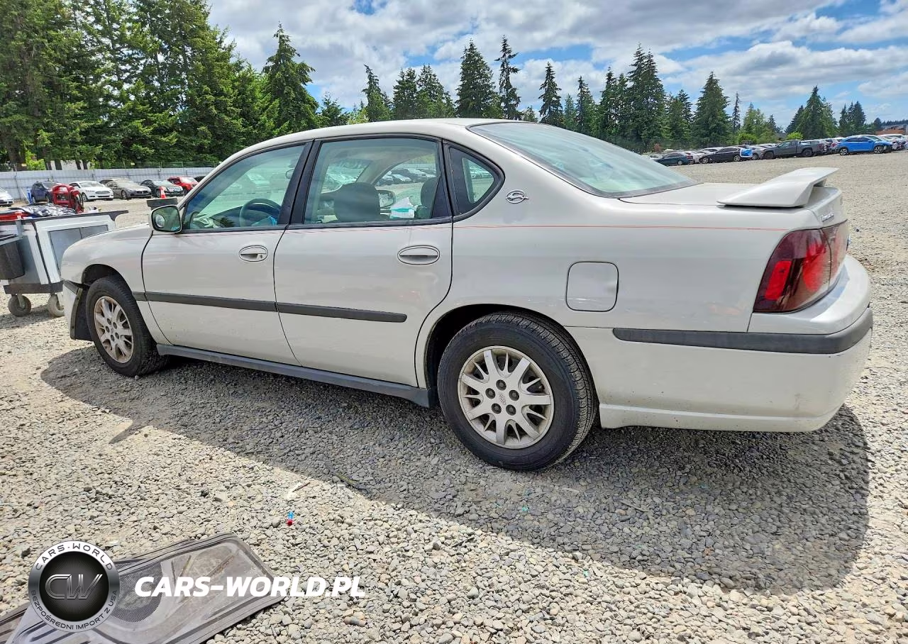 2003 Chevrolet Impala VIN:2G1WF52E139223102 - 2