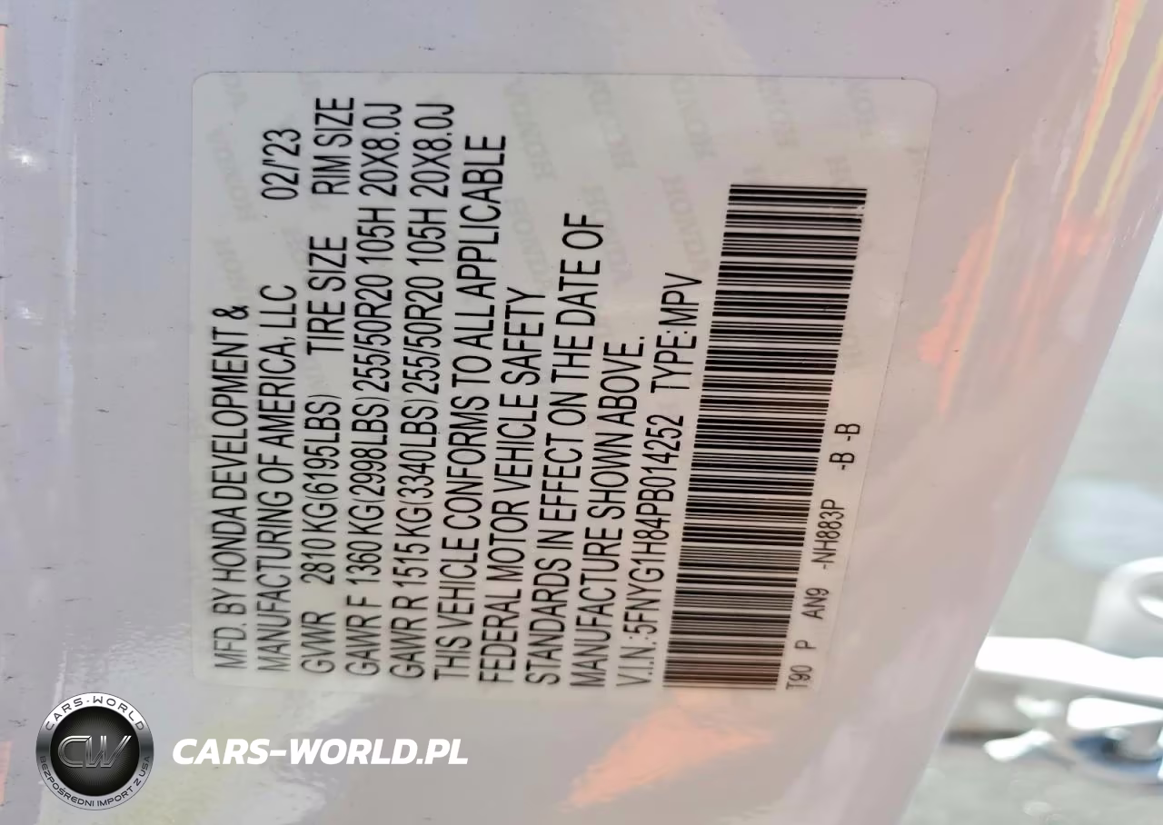 2023 Honda Pilot Elite VIN:5FNYG1H84PB014252 - 13