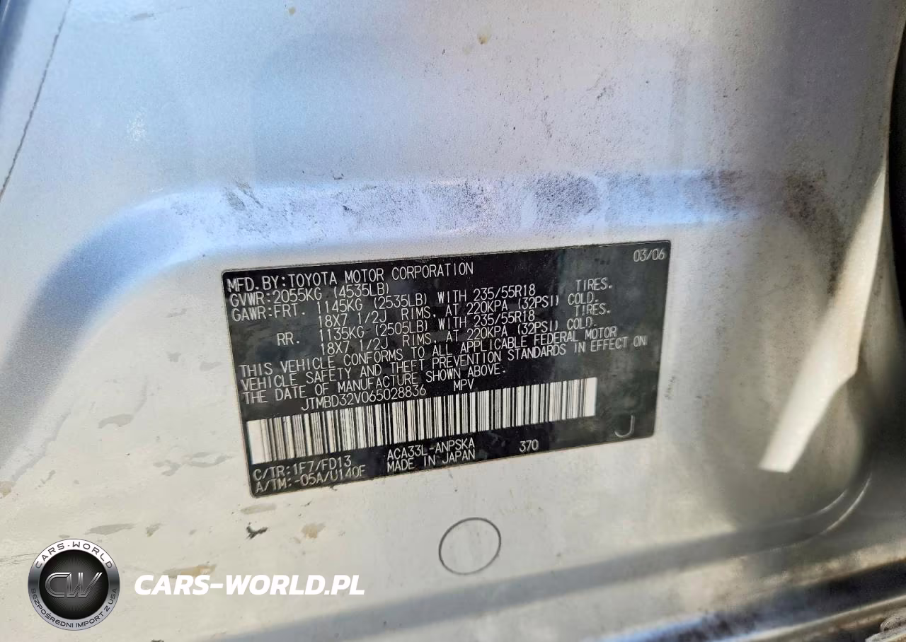 2006 Toyota Rav4 Sport VIN:JTMBD32V065028836 - 13