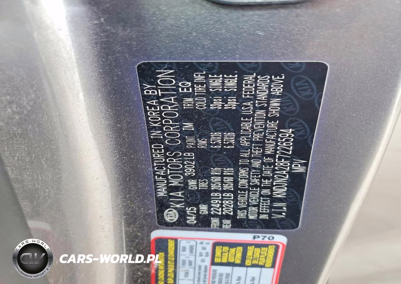 2015 Kia Soul Base VIN:KNDJN2A28F7226594 - 12