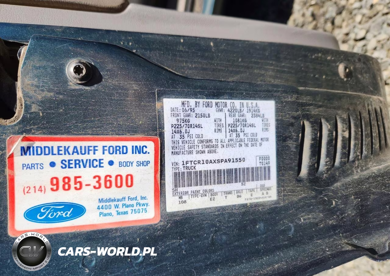 1995 Ford Ranger VIN:1FTCR10AXSPA91550 - 12