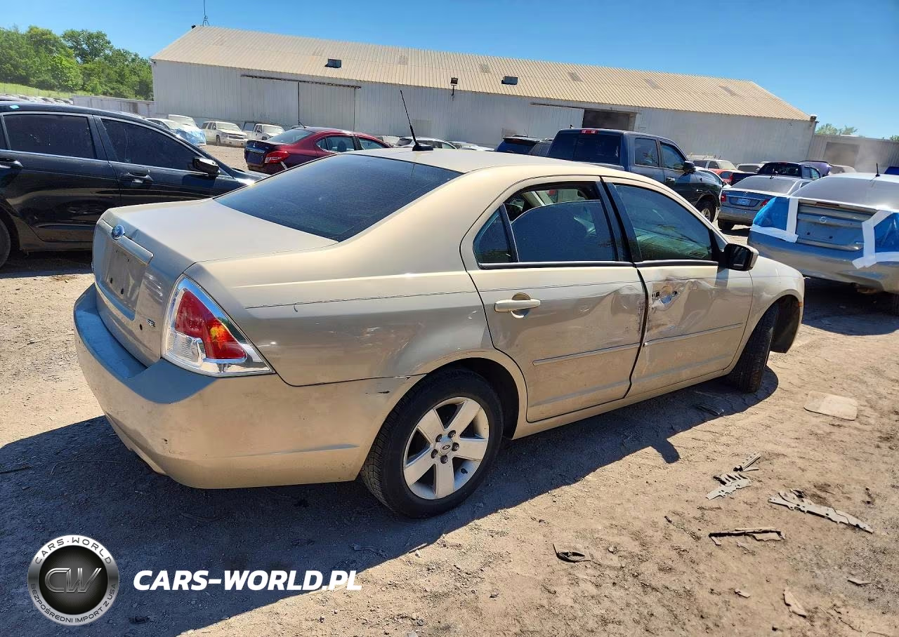 2008 Ford Fusion Se VIN:3FAHP07Z68R103931 - 3