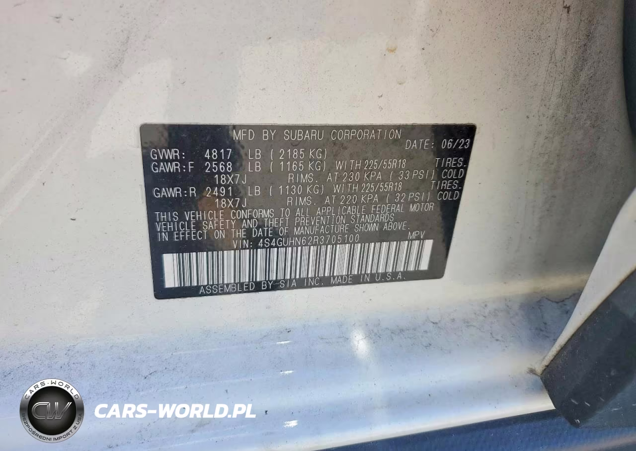 2024 Subaru Crosstrek Limited VIN:4S4GUHN62R3705100 - 13