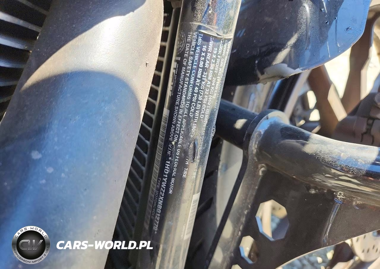 2022 Harley-Davidson Fxlrs VIN:1HD1YWZ2XNB012770 - 8