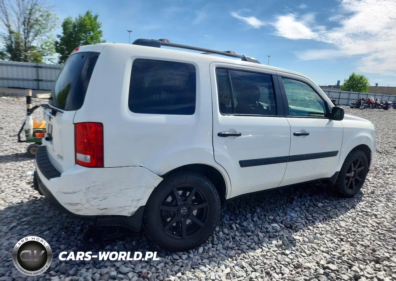 2012 Honda Pilot Lx VIN:5FNYF4H20CB082641 - 3