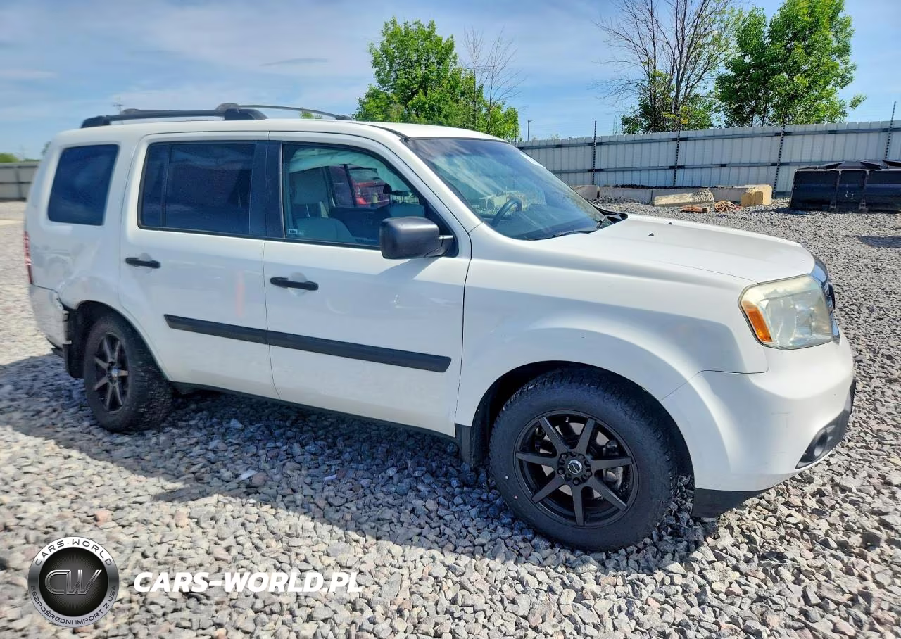 2012 Honda Pilot Lx VIN:5FNYF4H20CB082641 - 4