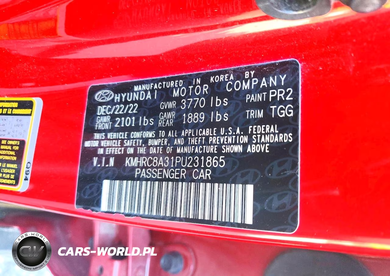 2023 Hyundai Venue Sel VIN:KMHRC8A31PU231865 - 12