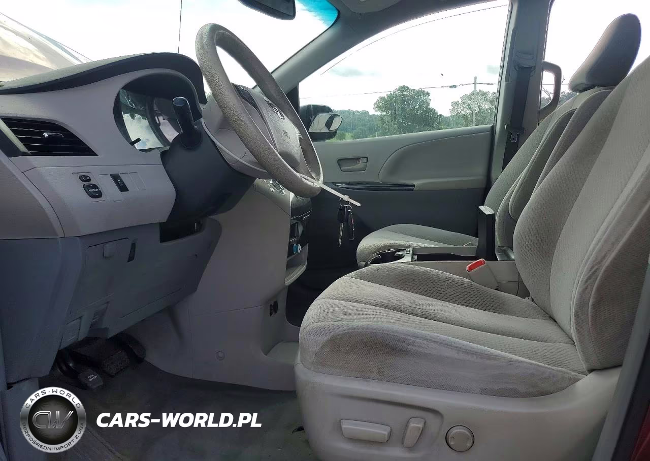 2012 Toyota Sienna Le VIN:5TDKK3DC6CS180272 - 7