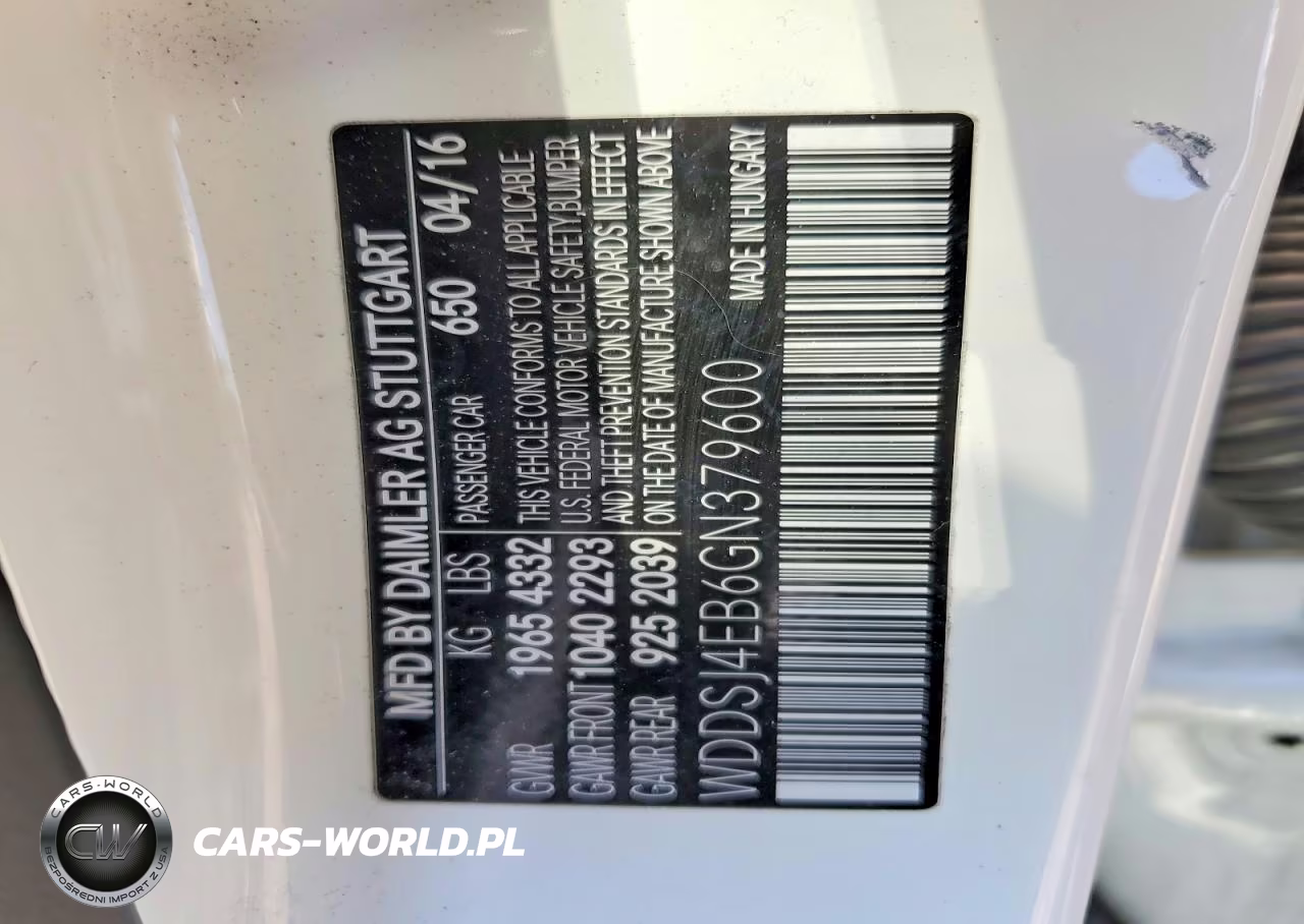 2016 Mercedes-Benz Cla 250 VIN:WDDSJ4EB6GN379600 - 12
