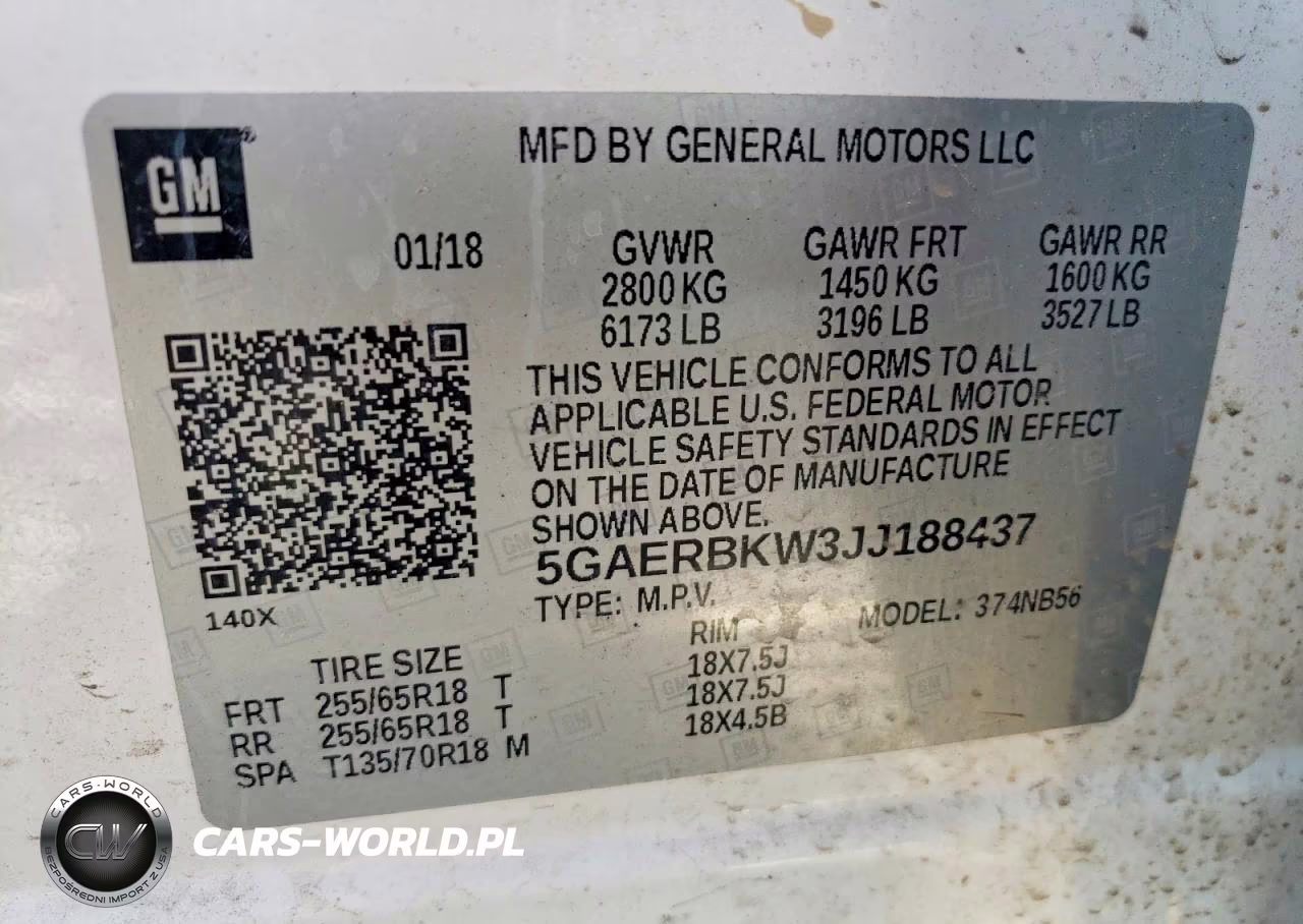 2018 Buick Enclave Essence VIN:5GAERBKW3JJ188437 - 13
