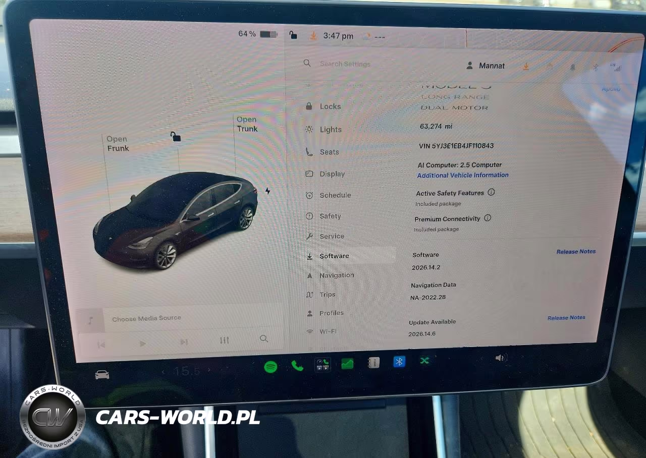 2018 Tesla Model 3 VIN:5YJ3E1EB4JF110843 - 9