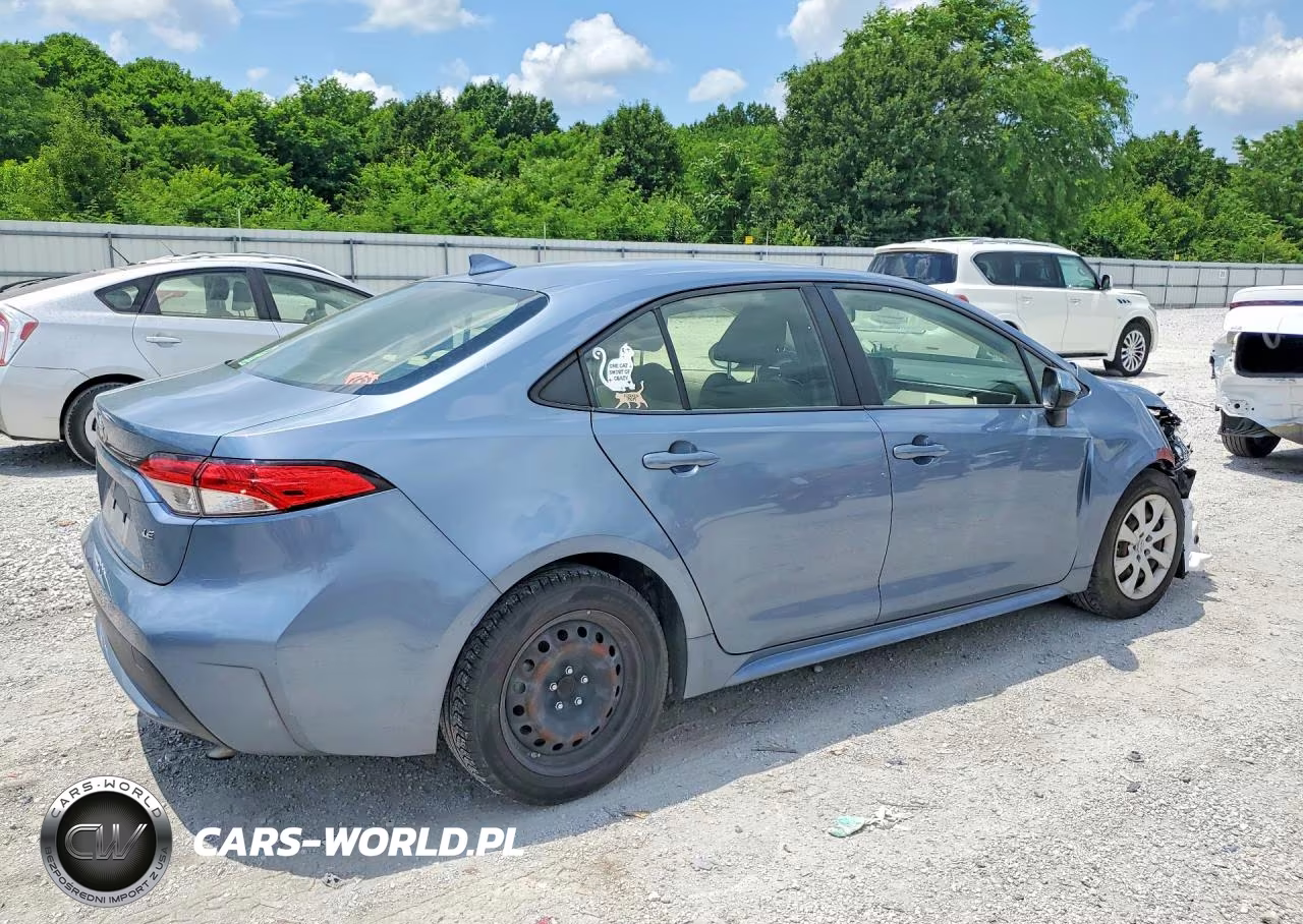 2022 Toyota Corolla Le VIN:JTDEPMAE7NJ205366 - 3