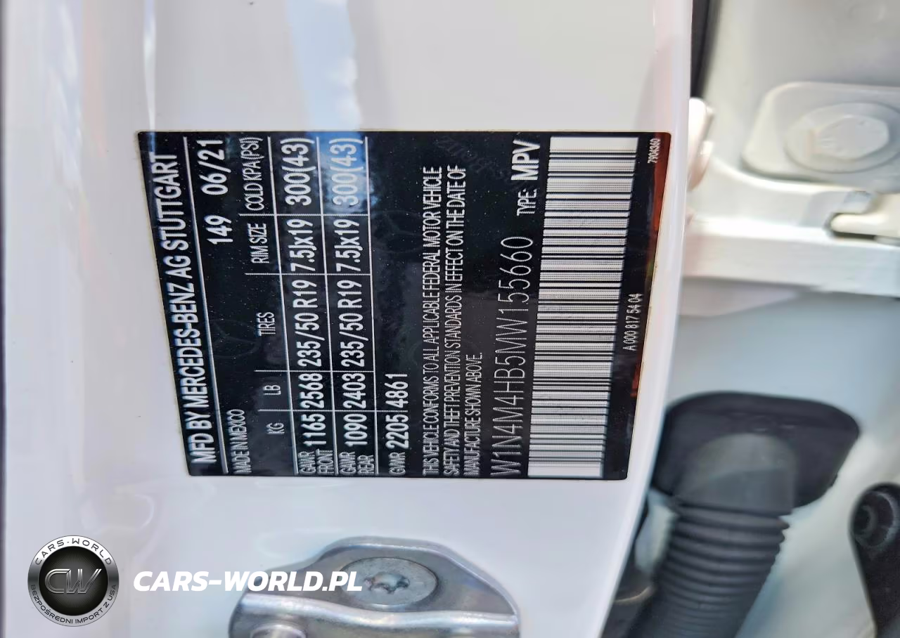 2021 Mercedes-Benz Glb 250 4Matic VIN:W1N4M4HB5MW155660 - 13