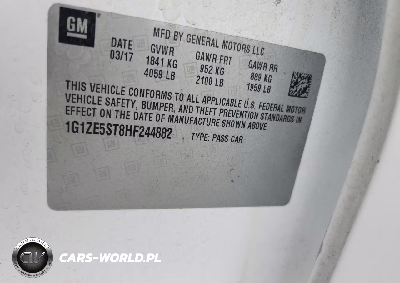 2017 Chevrolet Malibu Lt VIN:1G1ZE5ST8HF244882 - 12