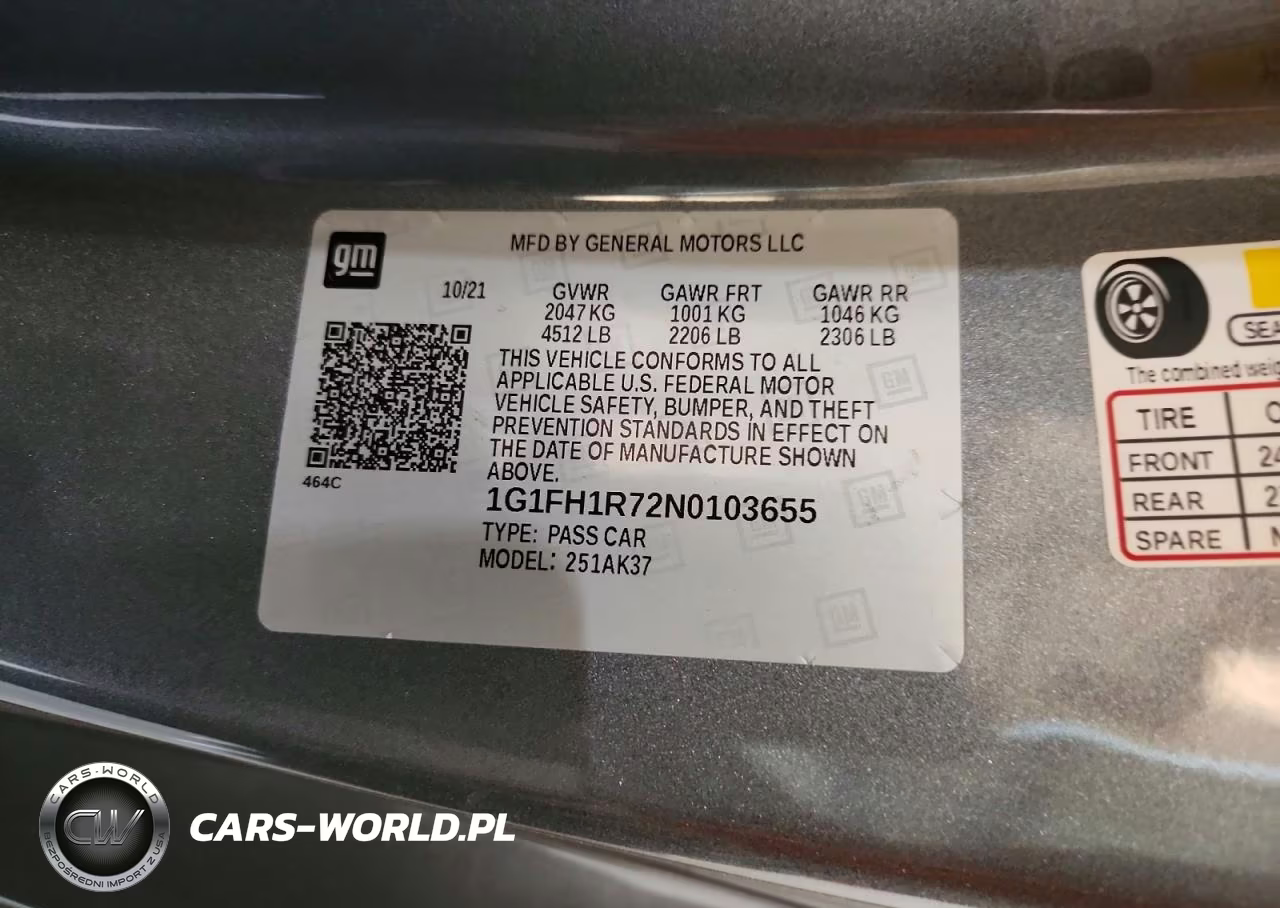 2022 Chevrolet Camaro Ss VIN:1G1FH1R72N0103655 - 12