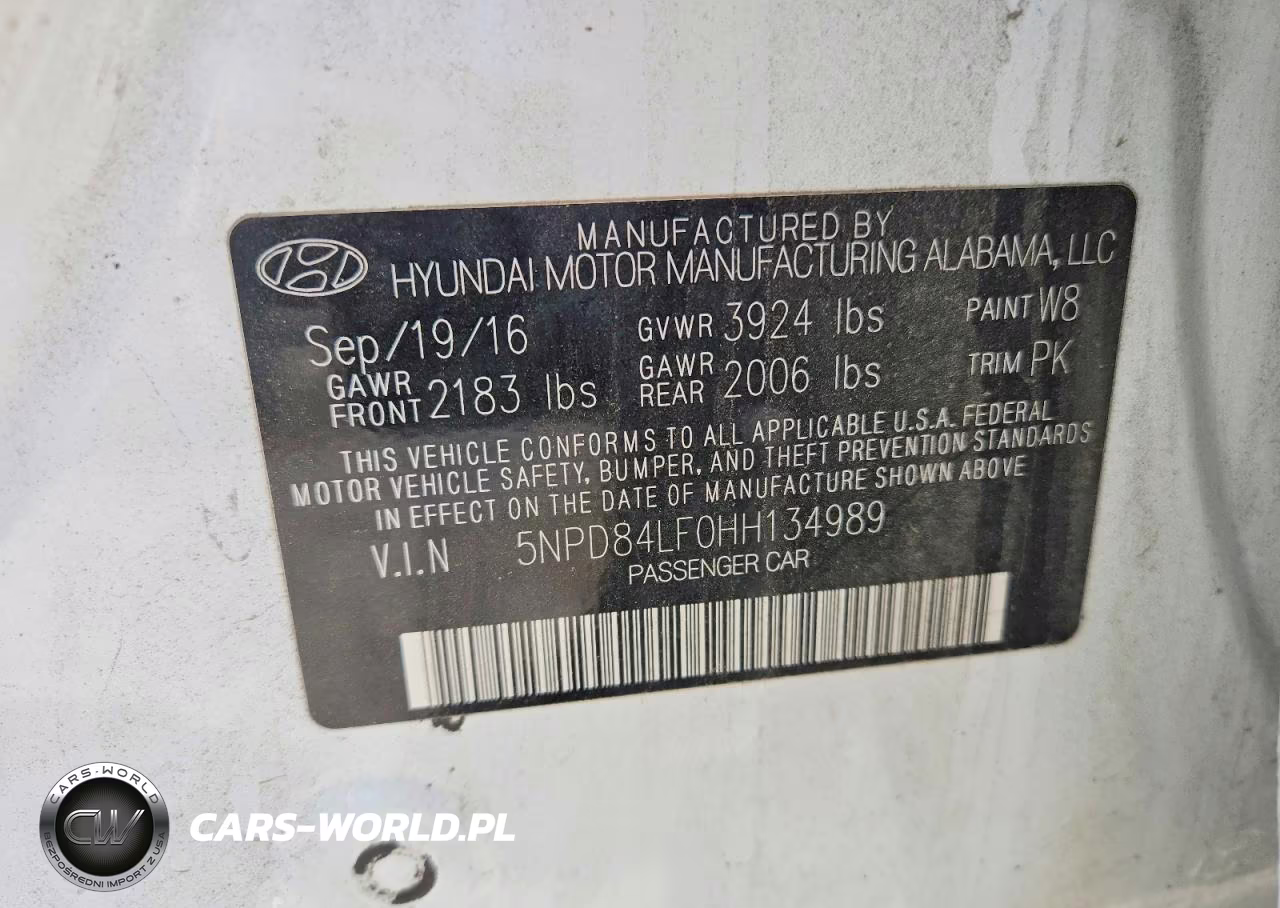 2017 Hyundai Elantra Se VIN:5NPD84LF0HH134989 - 13