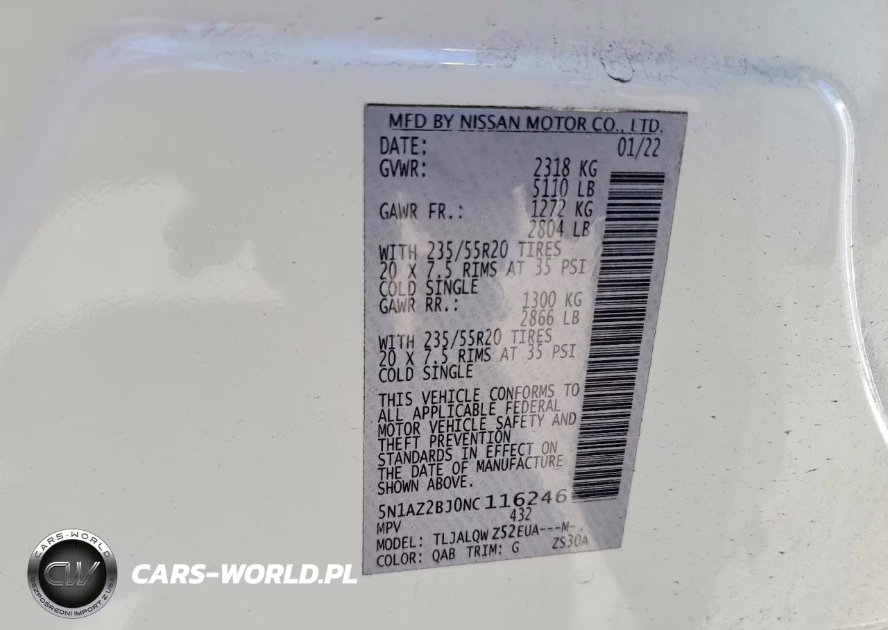 2022 Nissan Murano Sv VIN:5N1AZ2BJ0NC116246 - 14