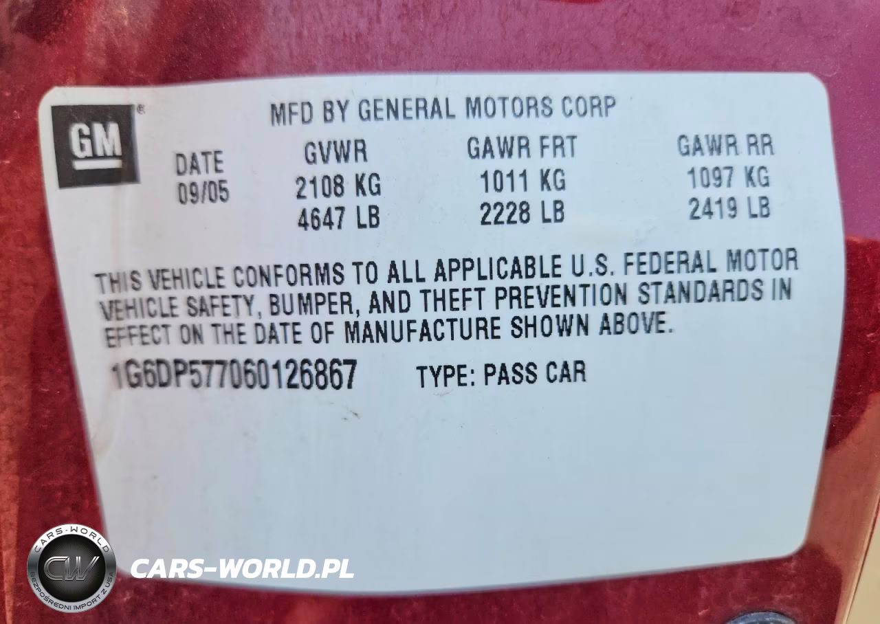2006 Cadillac Cts Hi Feature V6 VIN:1G6DP577060126867 - 12