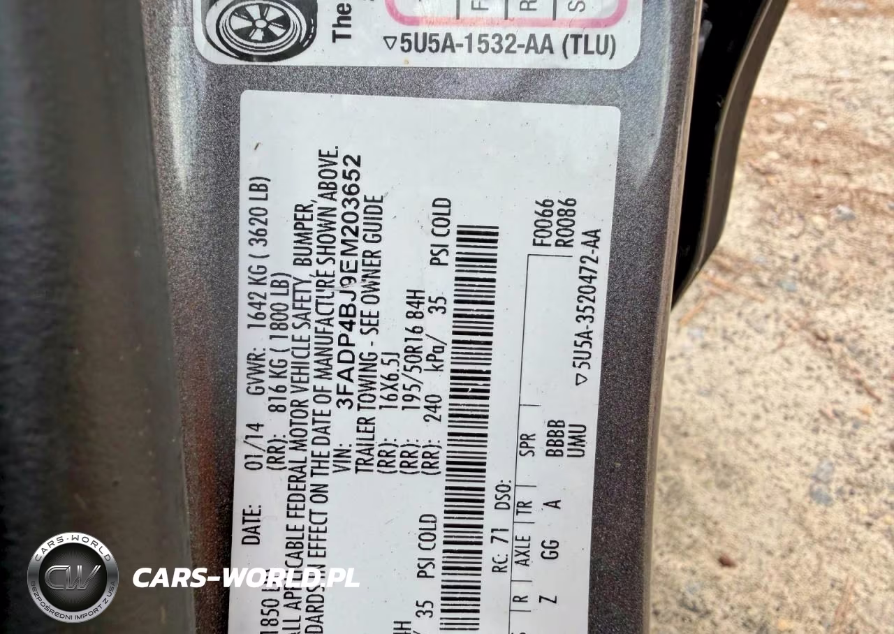 2014 Ford Feista 4S VIN:ADP4BJ9EM203652 - 10