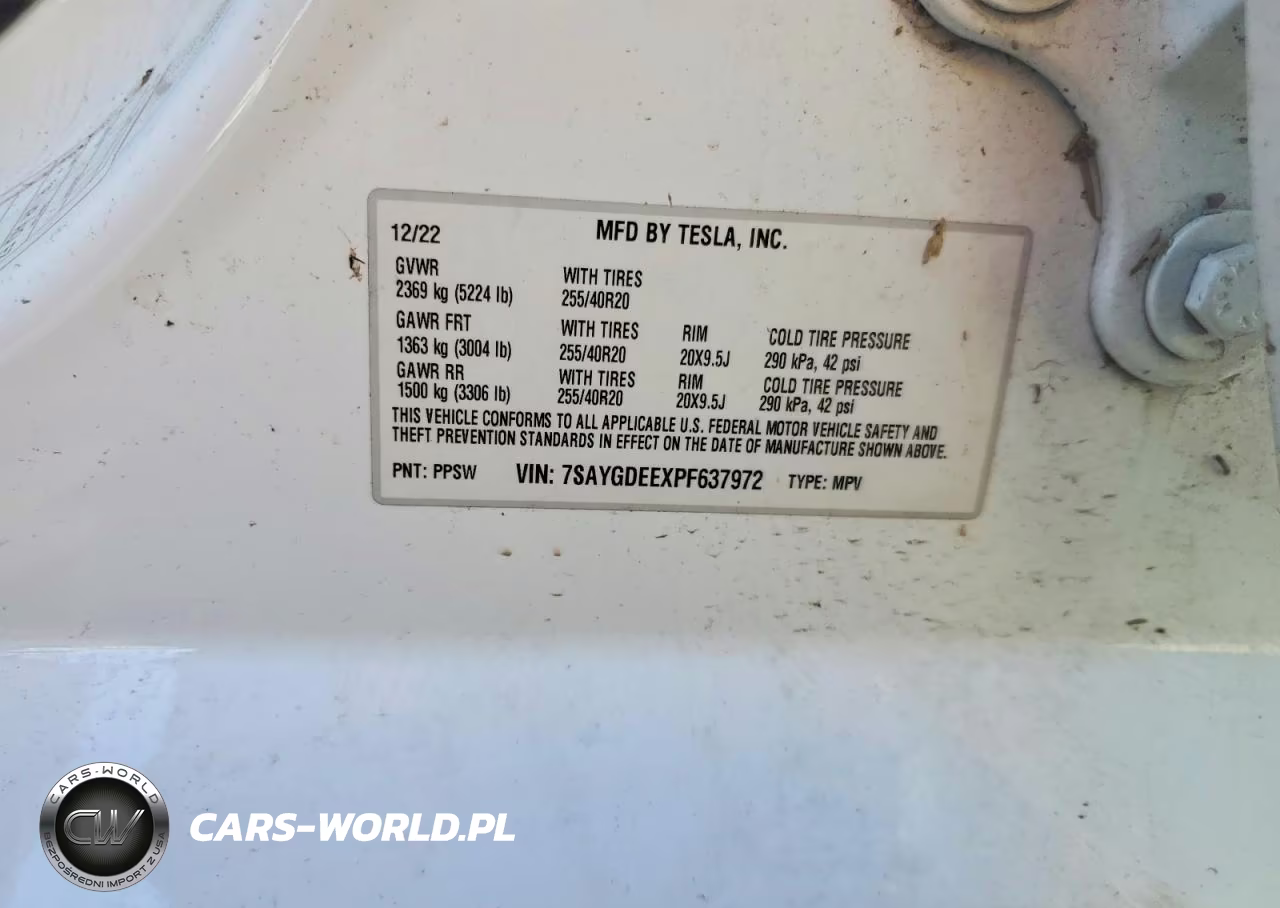 2023 Tesla Model Y VIN:7SAYGDEEXPF637972 - 12