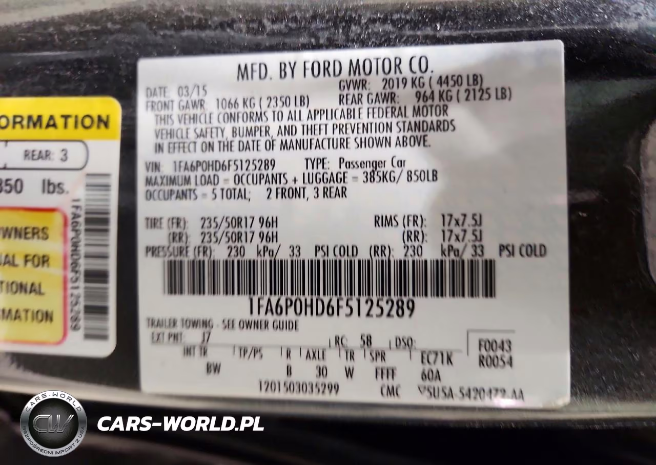 2015 Ford Fusion Se VIN:1FA6P0HD6F5125289 - 13