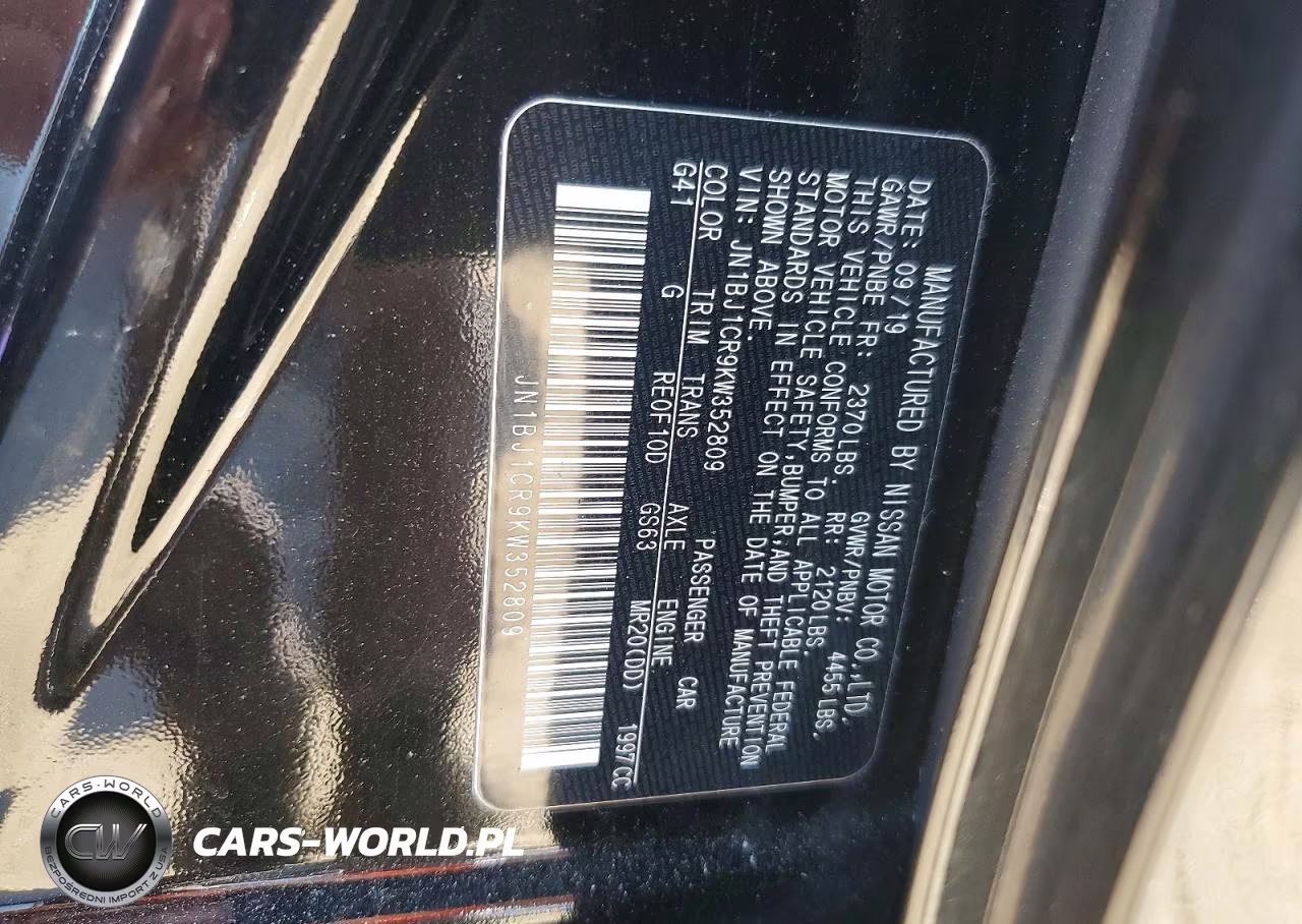 2019 Nissan Rogue Sport Sv VIN:JN1BJ1CR9KW352809 - 12