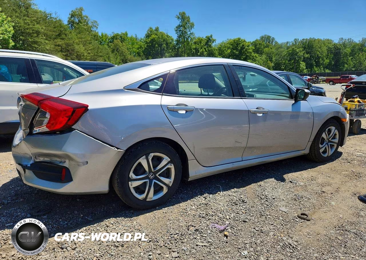 2017 Honda Civic Lx VIN:19XFC2F50HE225800 - 3