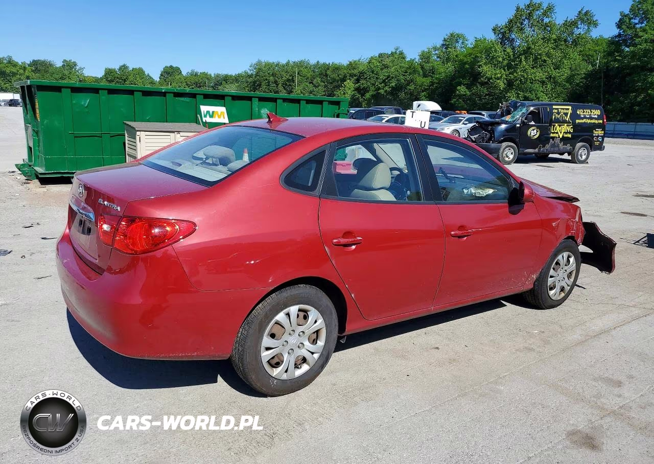 2010 Hyundai Elantra Gls VIN:KMHDU4AD1AU950193 - 3