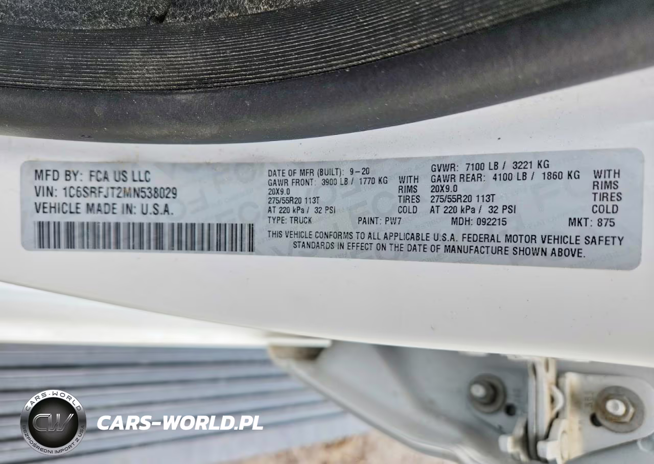 2021 Ram 1500 Laramie VIN:1C6SRFJT2MN538029 - 13