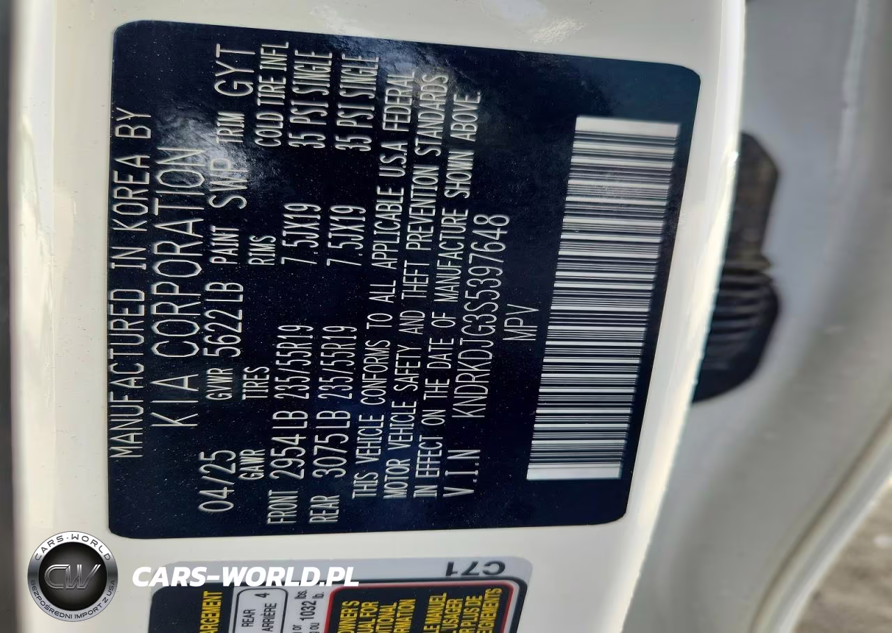 2025 Kia Sorento Sxp VIN:KNDRKDJG3S5397648 - 13