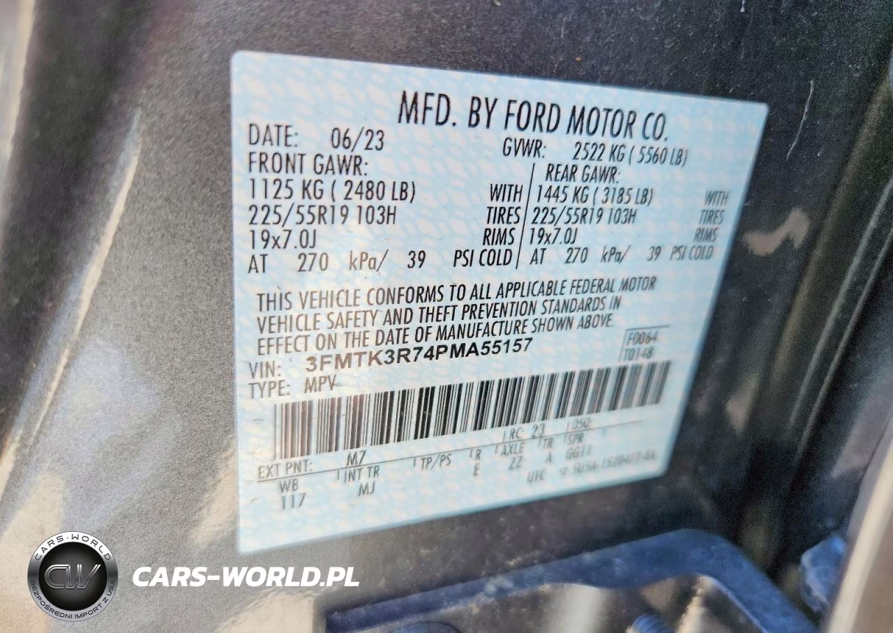 2023 Ford Mustang Mach-E Premium VIN:3FMTK3R74PMA55157 - 13
