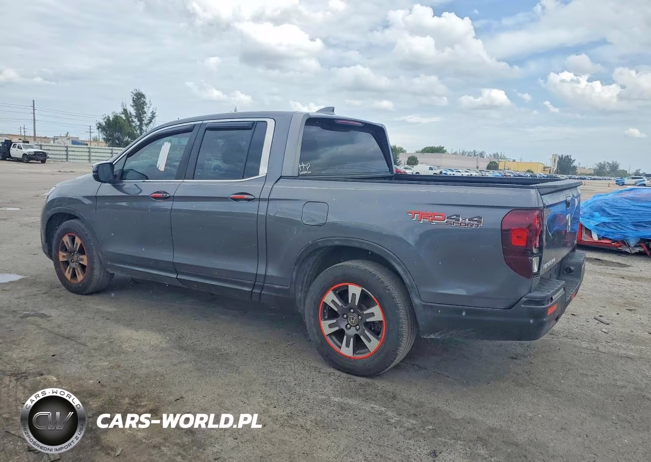 2018 Honda Ridgeline Rtl VIN:5FPYK2F66JB002673 - 2