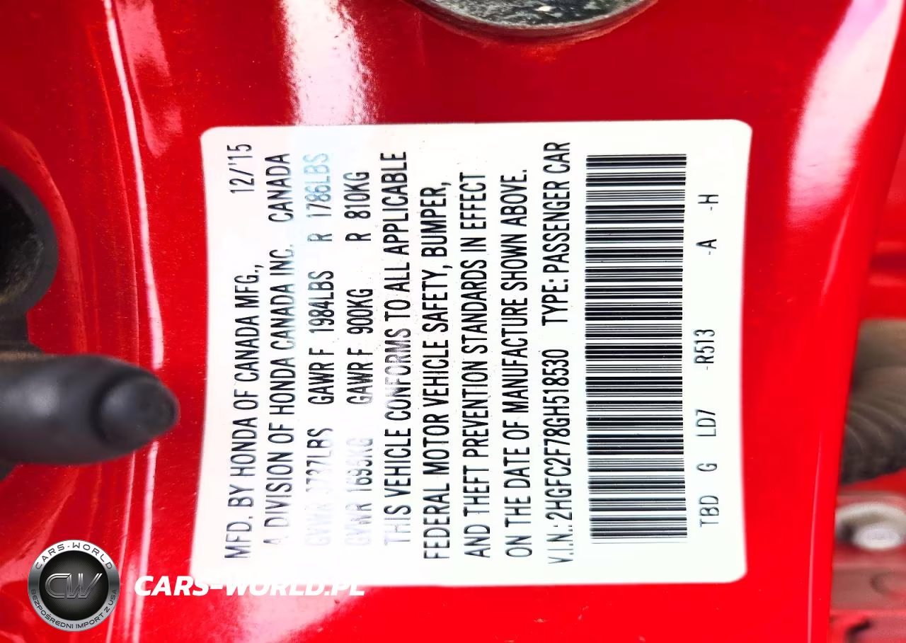 2016 Honda Civic Ex VIN:2HGFC2F78GH518530 - 13
