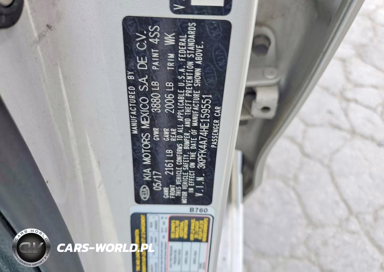 2017 Kia Forte Lx VIN:3KPFK4A74HE159551 - 12