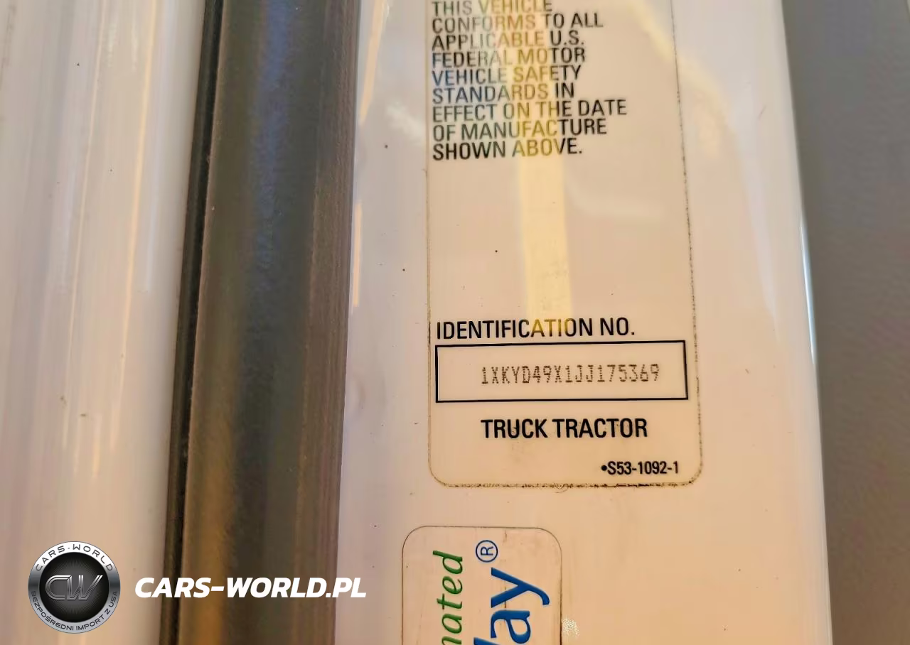 2018 Kw T680 VIN:1XKYD49X1JJ175369 - 10
